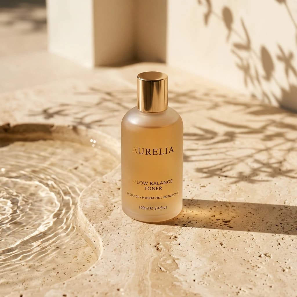 AURELIA Glow Balance Toner detail perspective